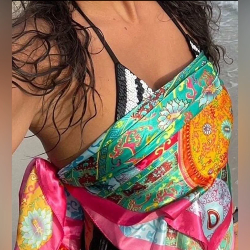 ✨NEW Colorful Tropical Scarf